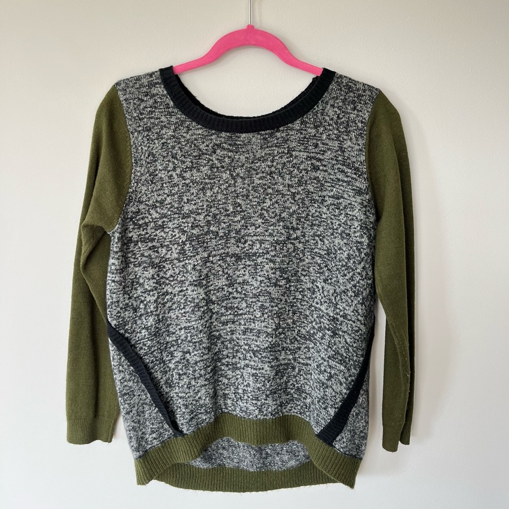Fate Brand Sweater with Unique Back Cutouts